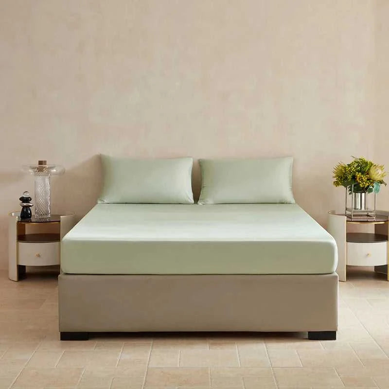 Natural Mulberry Silk Fitted Sheet Pure Silk Mattress Cover for Single Double King Queen Size Bedding High End Luxury Bed Cover The jack market .AU The jack market .AU Home $ 72 14:200002984#Latte Brown;5:200013267#90x200x30cm