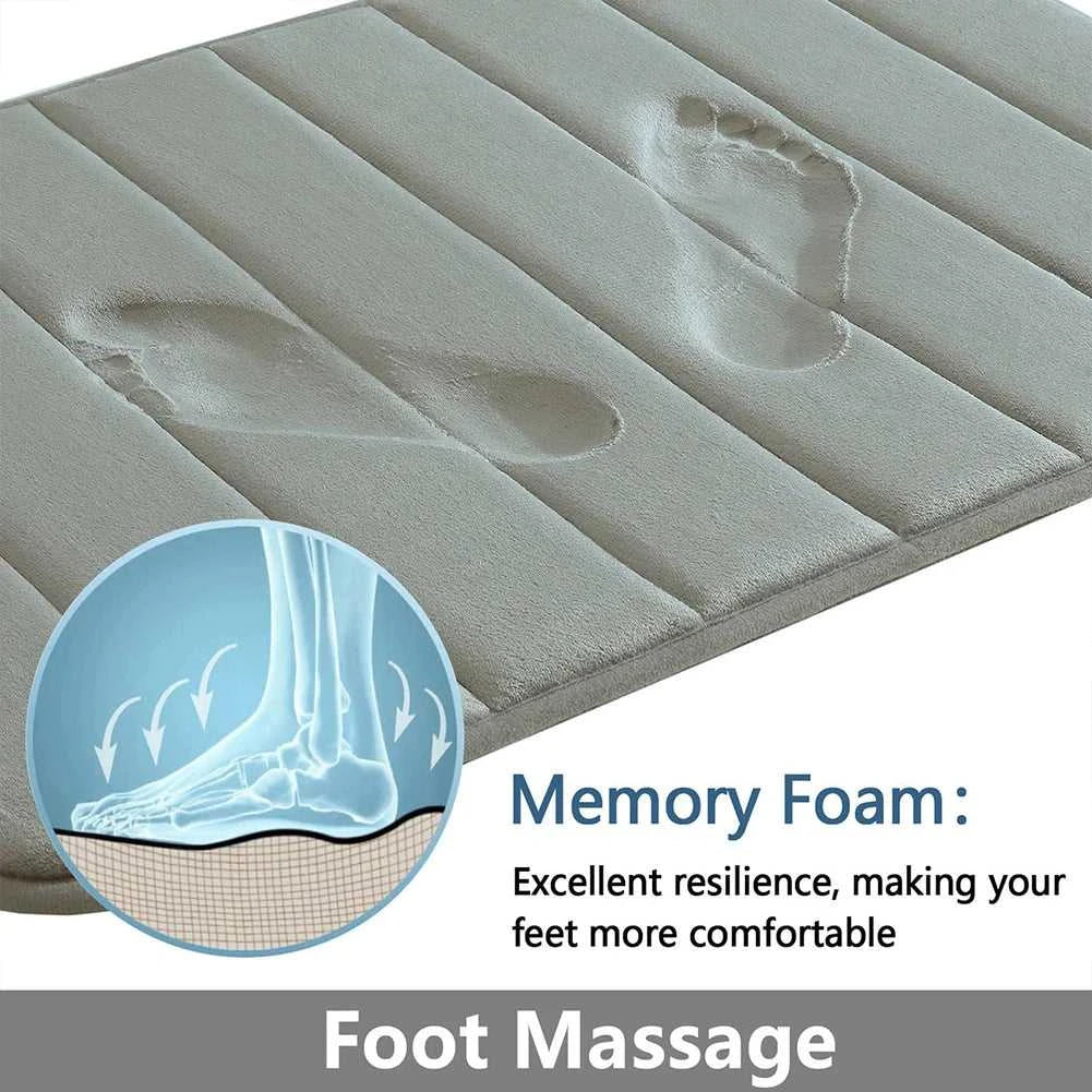 1/2/3Pieces Memory Foam Bathroom Mat Set Non-slip Bath Mat Super Absorbent Water Bathroom Floor Mat Machine Washable Toilet Rug The jack market .AU The jack market .AU $ 28 14:366#Navy;183:200007741#B 50x80CM