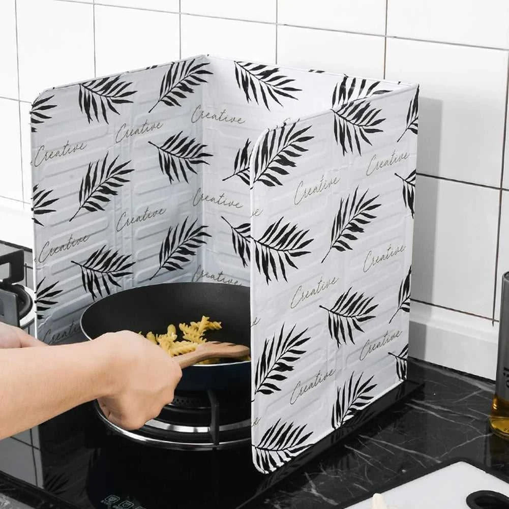 Aluminum Foldable Kitchen Gas Stove Baffle Plate Kitchen Frying Pan Oil Splash Protection Screen Heat Shields Kichen Accessories The jack market .AU The jack market .AU Home $ 24 14:29#Green Cactus