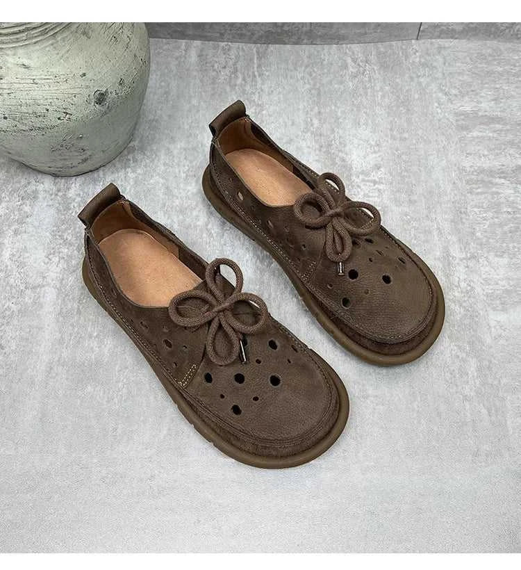Careaymade-Summer top layer cowhide sandals,clown cute big toe shoes,hollow hole shoes,pure Handmade breathable casual shoes 34 The jack market .AU The jack market .AU Step Up Your Style: Trendy Shoes for Every Occasion! $ 112 14:29#Beige Elastic band;200000124:200000334