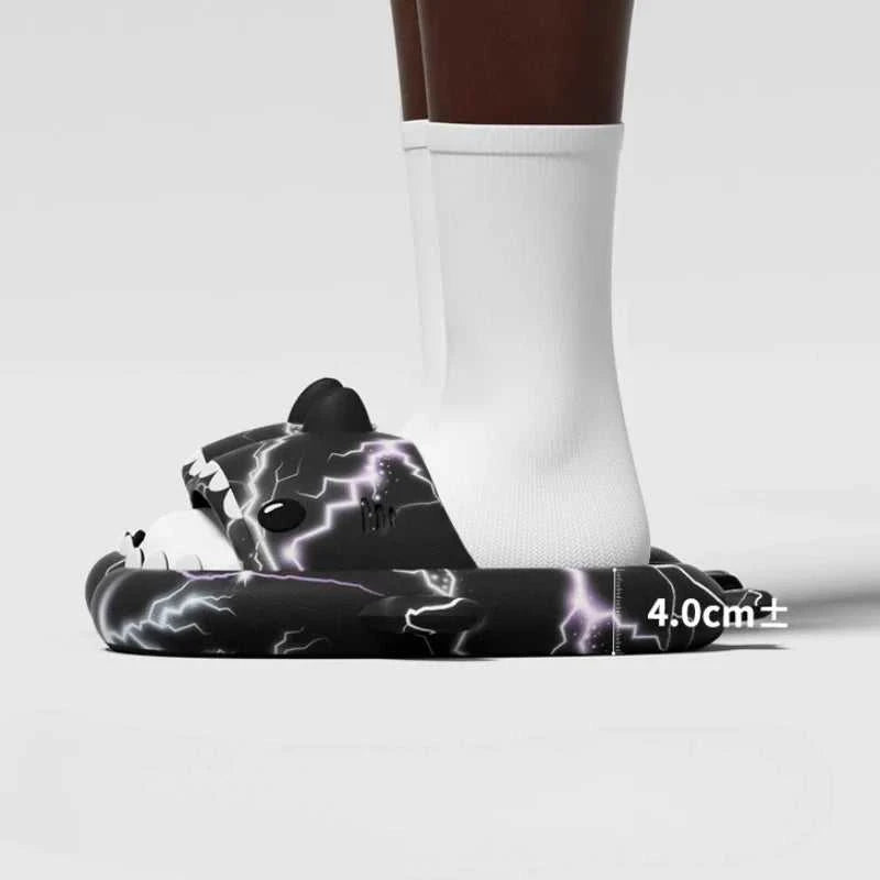 2025 Men Cool Lightning Shark Slippers Boys Bathroom Non-slip Sandals Outdoor Comfortable EVA Flip Flops Adult Soft Flat Shoe The jack market .AU The jack market .AU Step Up Your Style: Trendy Shoes for Every Occasion! $ 67 14:771#A;200000124:200000285#40-41
