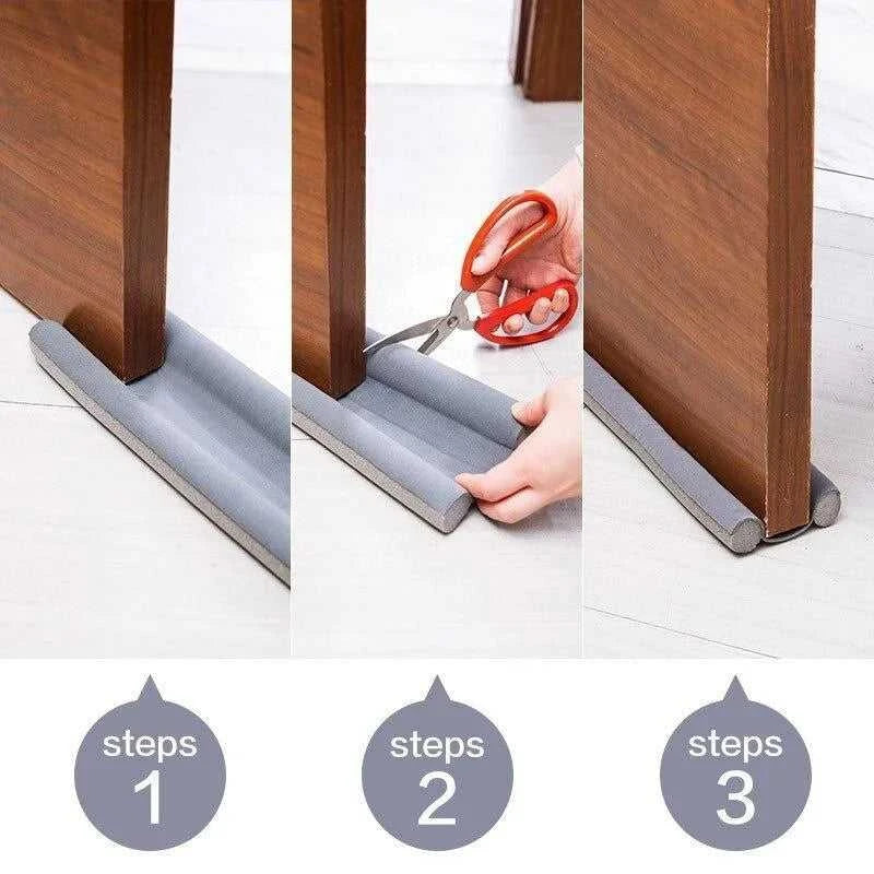 Door Bottoom Seal Strip Flexible Wind Reduction Stopper Under Door Sealing Blocker Door Weatherstrip Sound Proof Wall Panels The jack market .AU The jack market .AU Home $ 48 14:193#Black