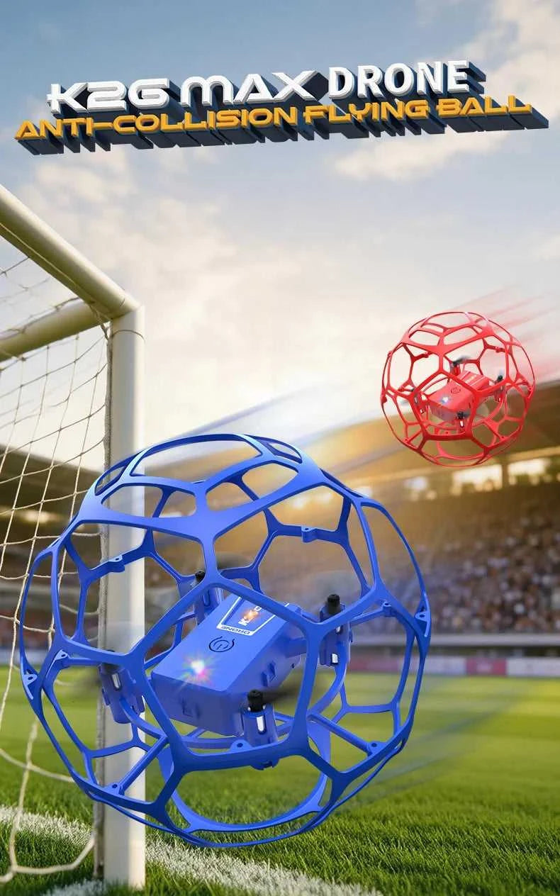 K26 2026 New Aerial Football Drone 360 ° All Inclusive Anti Fall Hand Thrown and Easy To Use Three Speed Variable Speed The jack market .AU The jack market .AU Drones $ 72 14:10#K26-Red