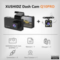 XUSHIDZ Q10 1080P NEW Dash Cam Night Vision Car DVR Vehicle Recorder Car Camera G-sensor HDR DVR  Loop Recording Dashcam