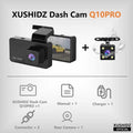 XUSHIDZ Q10 1080P NEW Dash Cam Night Vision Car DVR Vehicle Recorder Car Camera G-sensor HDR DVR Loop Recording Dashcam The jack market .AU The jack market .AU Home $ 60 200000182:29#Q10PRO n Rear Cam;200009160:100019035