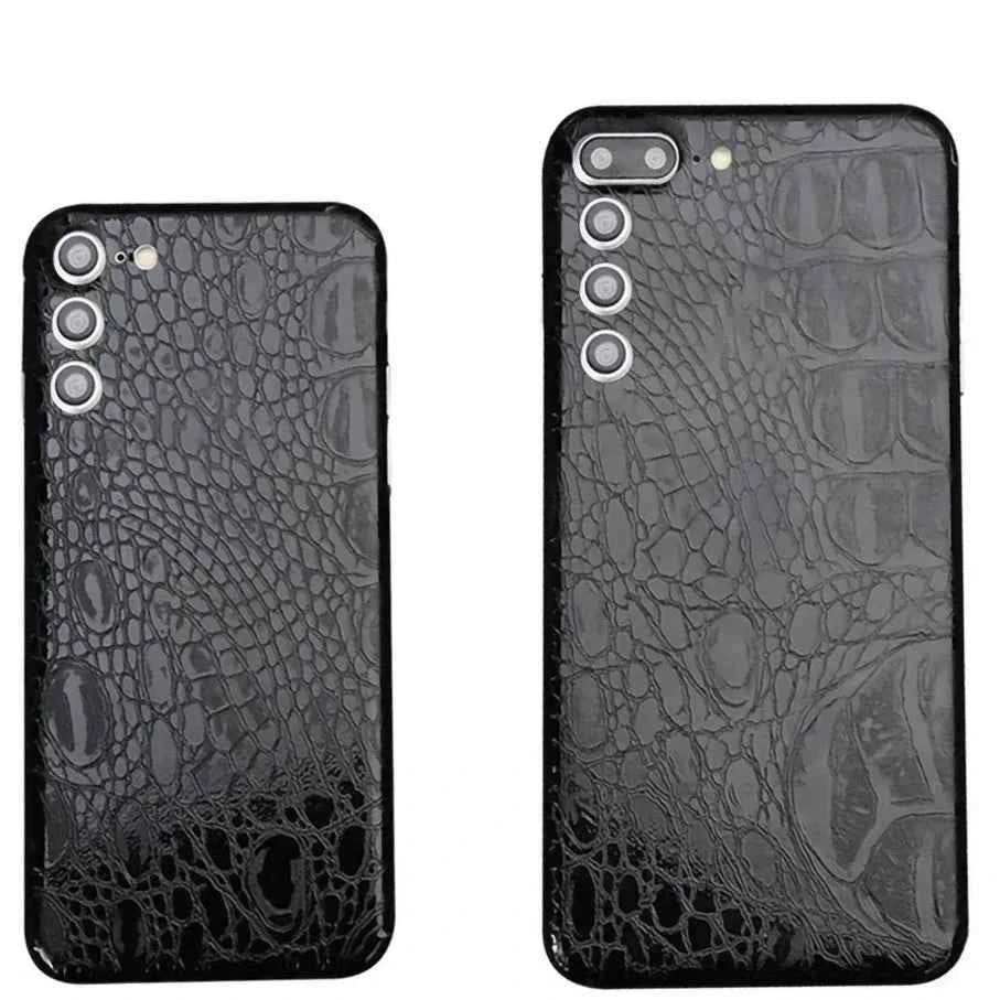 50CM*800CM Black Snake Skin Leather Grain Texture Vinyl Car Wrap Sticker Decal Film Adhesive Sticker Interior Car Styling
