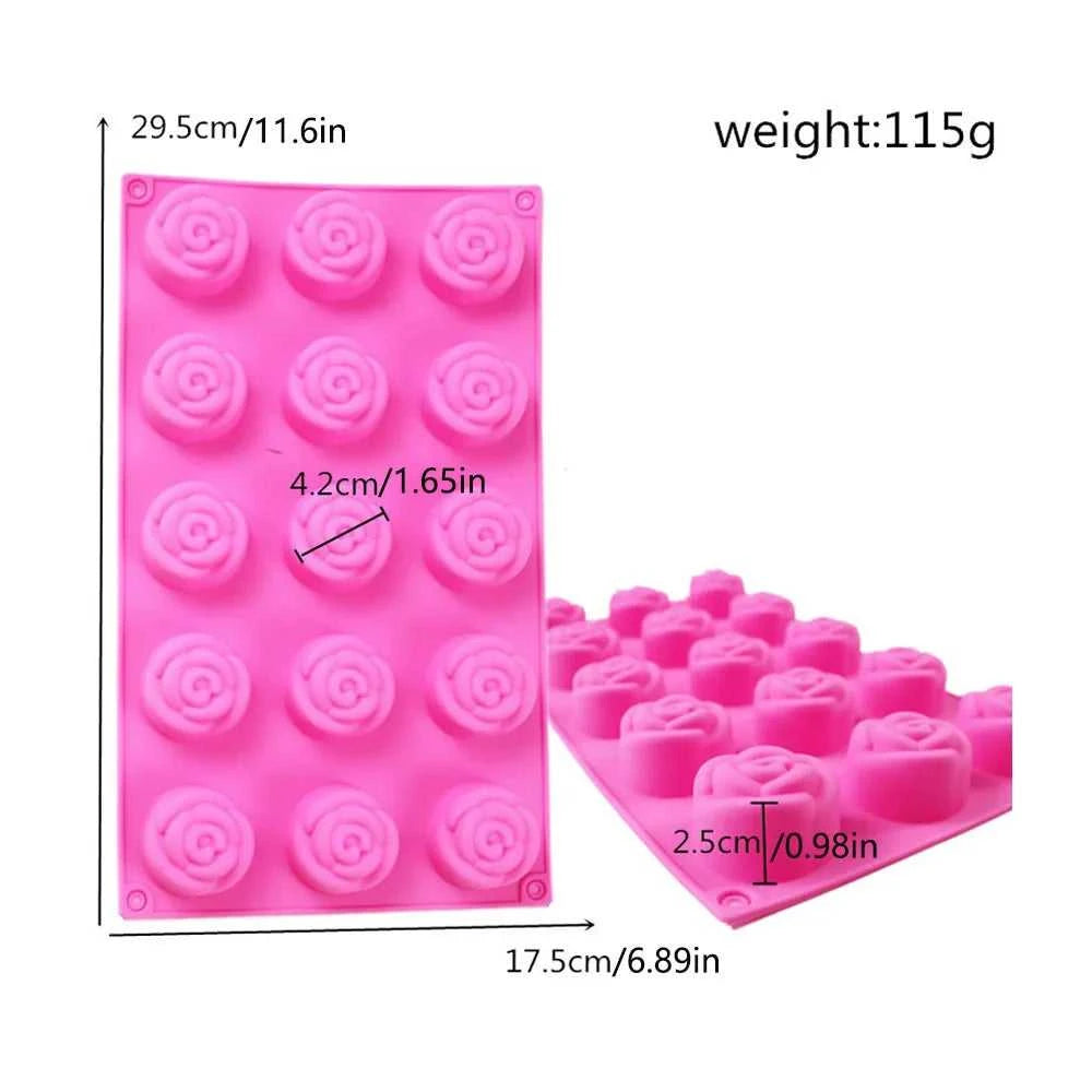 15 Hole Windmill Flower Shape Silicone Chocolate Mold DIY Ice Tray Multi-function Kitchen Baking Tools French Dessert Cake Mold The jack market .AU The jack market .AU Home $ 25 14:200004889#DGMJ040-5