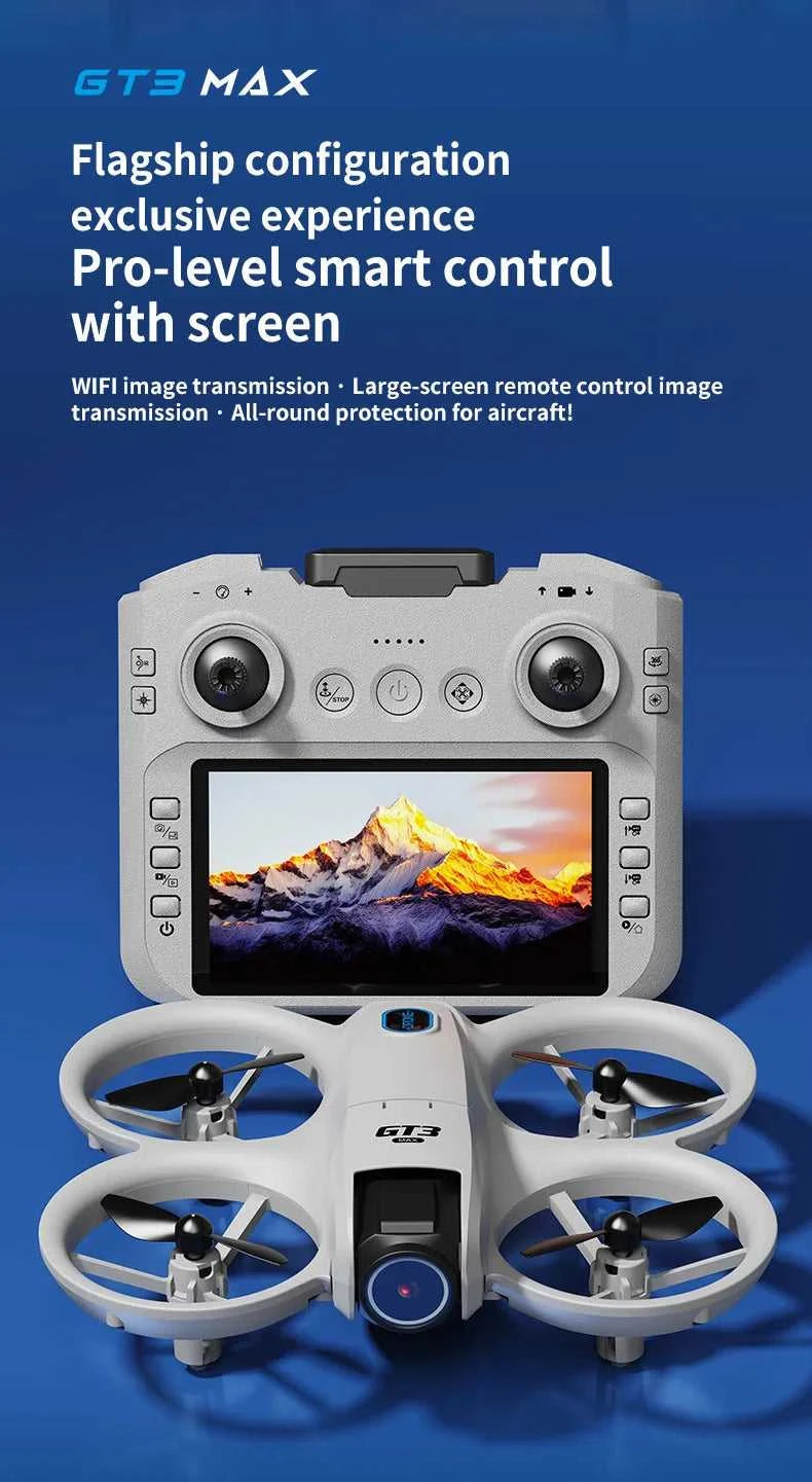 2025New GT3 MAX Drone 8K HD 4.3" Remote Control Headless Mode Helicopter 360° Flip Quadcopter Toys Mini Drone Fors Kid Toy Gifts The jack market .AU The jack market .AU Drones $ 107 14:29#GT3 SCREEN