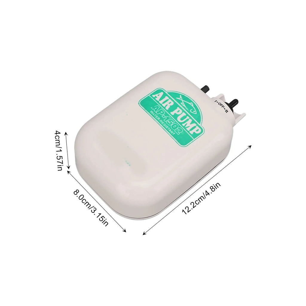 Fish Pump Aquarium Pump with Stone Tube Quiet Battery Powered Portable Small Size Fish Aerator for Outdoor Fishing The jack market .AU The jack market .AU Fishing Gear $ 31 14:29#As pic