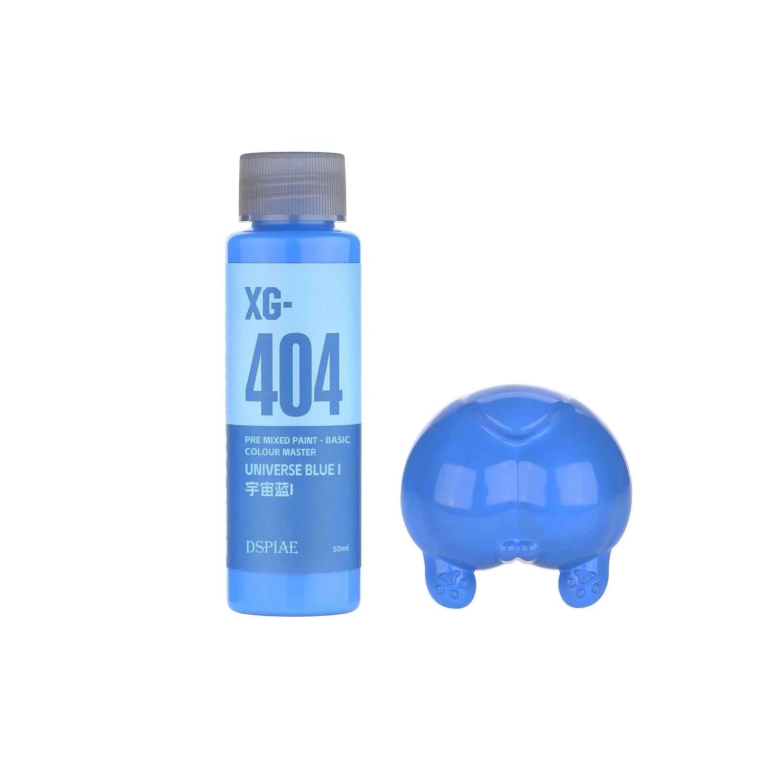 New DSPIAE XG Series Pre Mixed Paint-Basic Color Master 50ML Water-based Paint for Spraying/Hand Painted Model Coloring Pigments