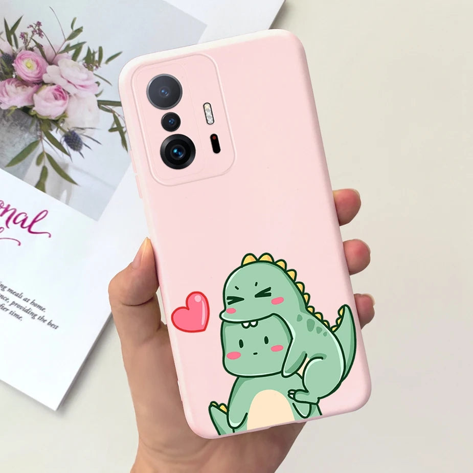 Xiaomi 11T Pro Case - Cute Cartoon Design, Soft Silicone Protection for Xiaomi Mi 11T Pro & 11TPro