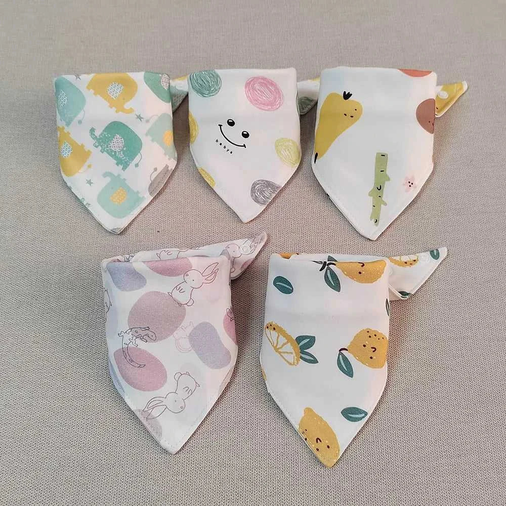 5Pcs/Lot Baby Bandana Bibs Cotton Triangle Double Layer Infant Feeding Burp Cloths Saliva Towel Apron Newborn Accessories The jack market .AU The jack market .AU Mum & Kids: Essential Products for Every Family $ 27 14:173#8;200007763:201336100