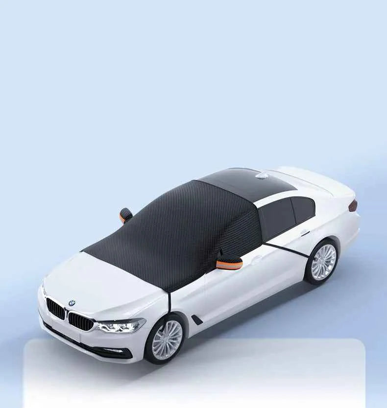 Magnetic Car Front Windscreen Cover Automobile Sunshade Windshield Snow Sun Shade Waterproof Exterior Covers Accessories