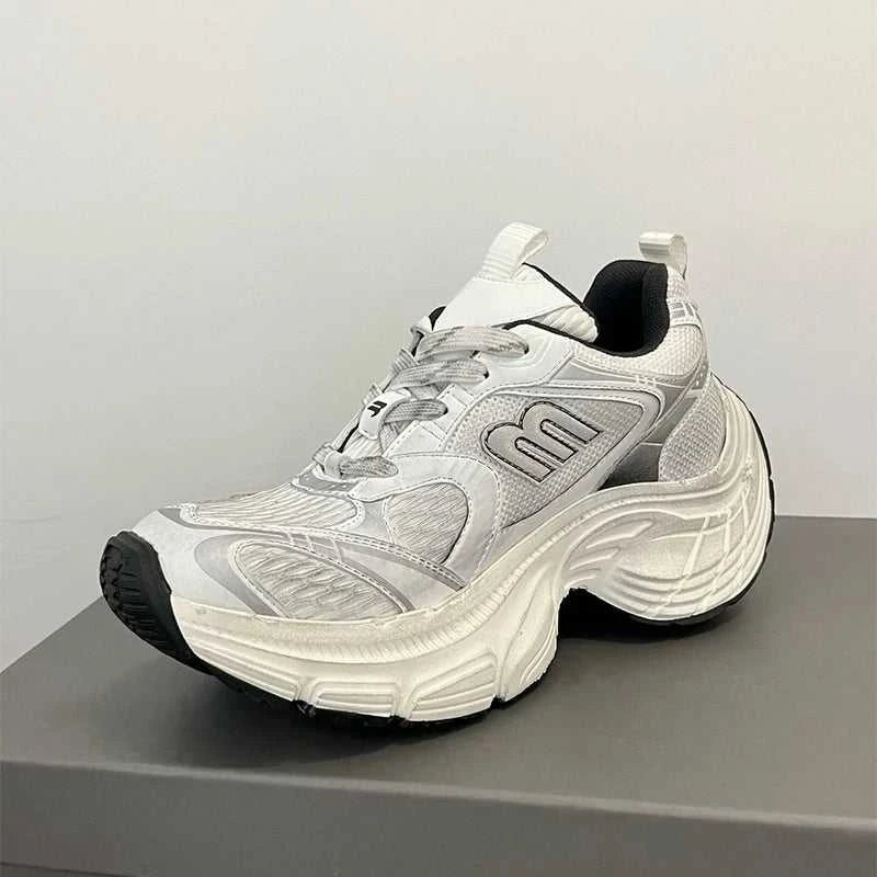 Couple Style Dad Shoes 2025 New Retro Fashion Casual Shoes Lace-up Breathable Versatile Comfortable Soft Sole Sports Shoes Trend The jack market .AU The jack market .AU Step Up Your Style: Trendy Shoes for Every Occasion! $ 122 14:365458#Black for women;200000124:200000334