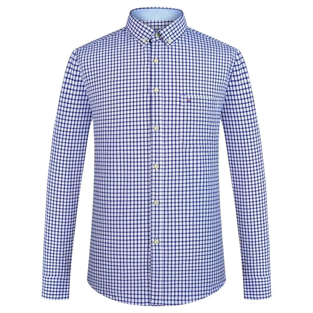 Men's Plaid Oxford Work Casual Button Down Shirts with Pocket Cotton Blend Spring Autumn Long Sleeve Regular Fit Gingham Shirt The jack market .AU The jack market .AU Men Fashion $ 41 14:202520811;5:200000338