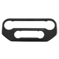 Center Console Air Conditioning Switch Panel Decoration Cover Trim for Ford Bronco 2024 2025 Interior ABS Carbon Fiber