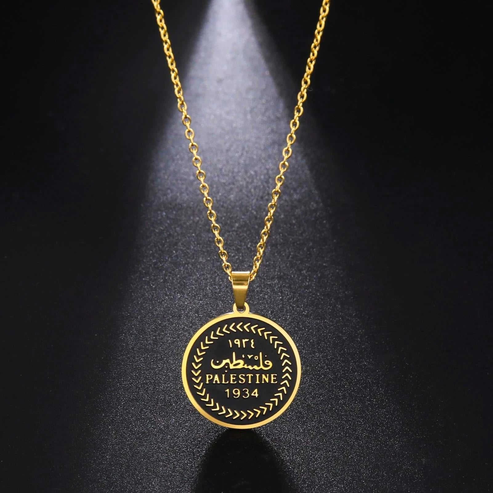 Cazador Vintage Palestine Women's Necklace Men Pendant Choker Necklace Mother Gift Stainless Steel Jewelry 2024 Wholesale The jack market .AU The jack market .AU Jewellery & Chains $ 48 200001034:2604813136#Rose Gold Color