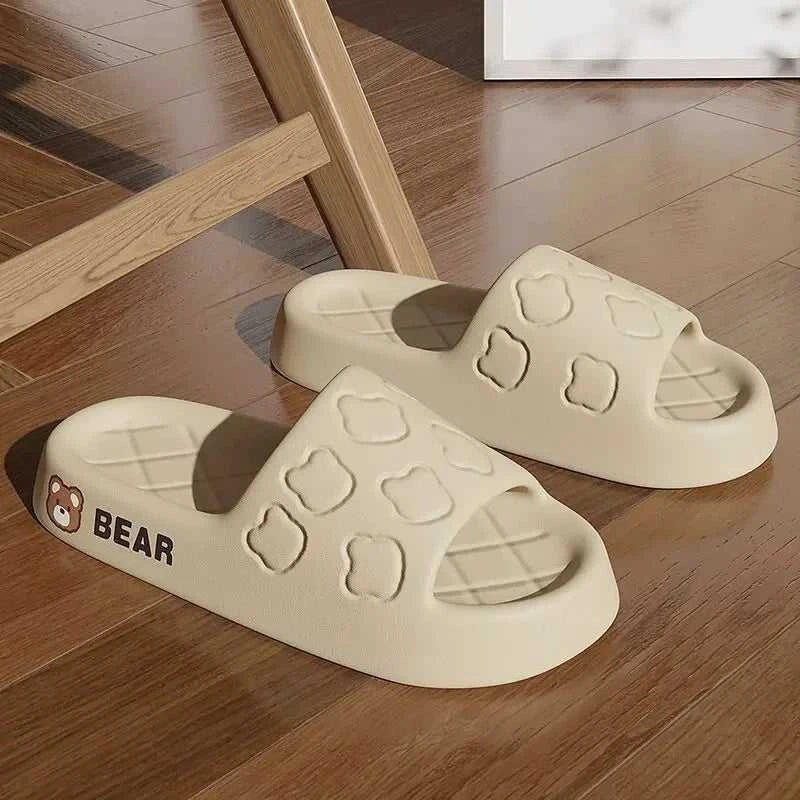 Evshine Women Flat slippers Women Shoes EVA Bathroom Slippers Summer Cartoon Bear Slippers Outdoor Casual Soft Beach Slippers The jack market .AU The jack market .AU Step Up Your Style: Trendy Shoes for Every Occasion! $ 60 14:9859092#White;200000124:200000337#42-43;200007763:201336100