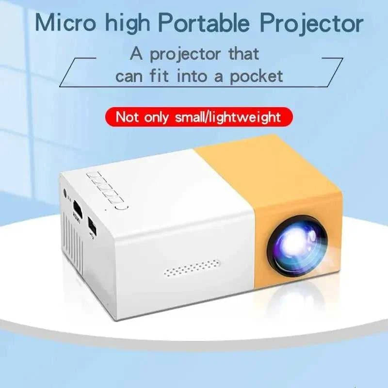 Projector for home use, mini projector for children's bedroom, portable projector, supports 4K ultra-high definition. The jack market .AU The jack market .AU Accessories Electronics $ 80 14:202429827#White