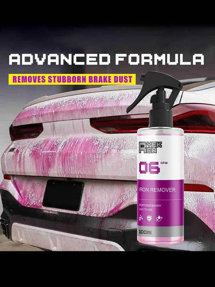 Car Wheels Rim Cleaner Multi Purpose Rust Remover Brake Paint Protect Metal Dust Iron Powder Remover Car Care Chrome Spray