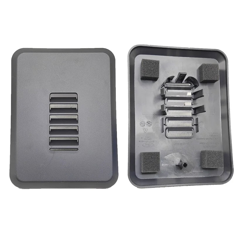 6pcs Car Tail Door D Pillar Decorative Replacement Cover Plate For Black Ford Transit Custom 2012-2023 Van Car Accessories