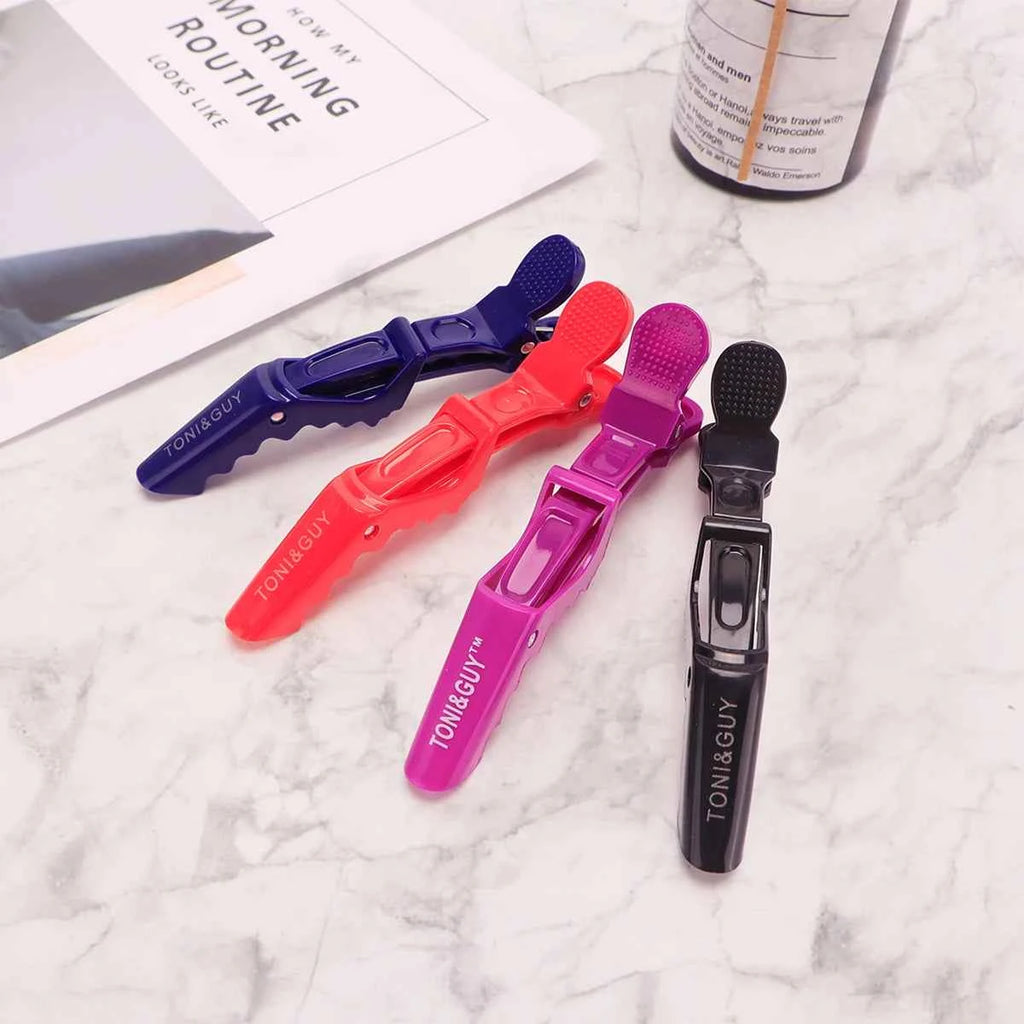 Stylish Hair Clips Set - 6 Durable Alligator Claws for Professional Styling & Salon Use