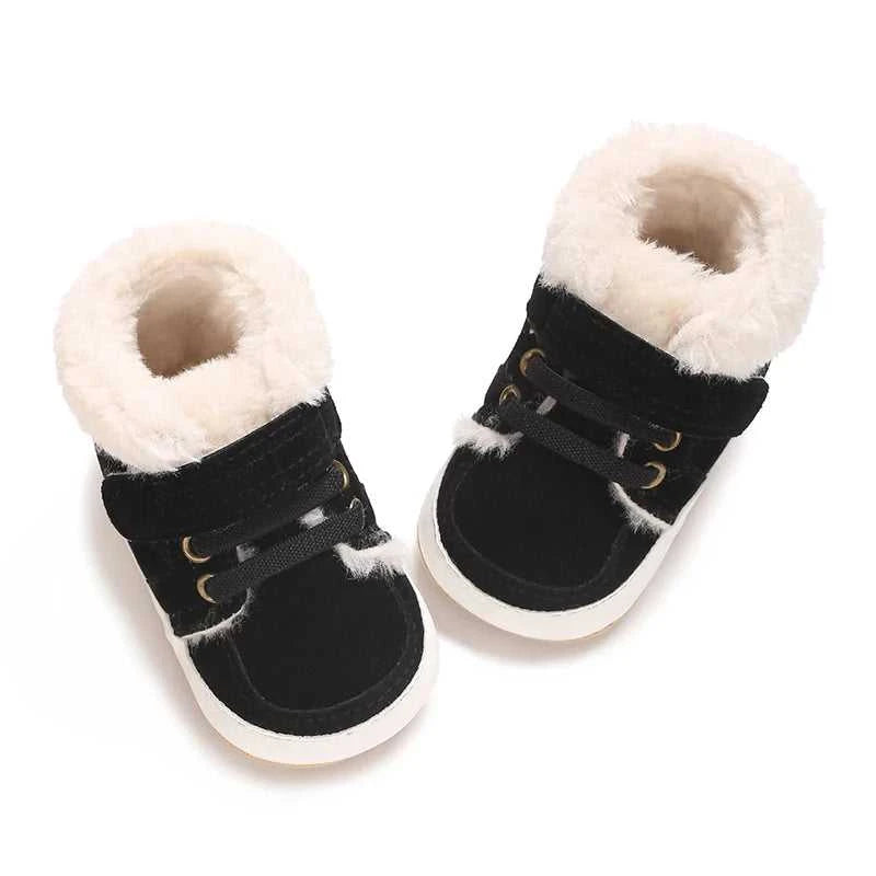 HAIZHIW Winter Baby Boy Girl High Tops Sneakers Rubber Anti-Slip Sole Fleece for Warmth Infant Newborn First Walking Crib Shoes The jack market .AU The jack market .AU Mum & Kids: Essential Products for Every Family $ 27 14:771#H-66BLACK;200000264:201336171