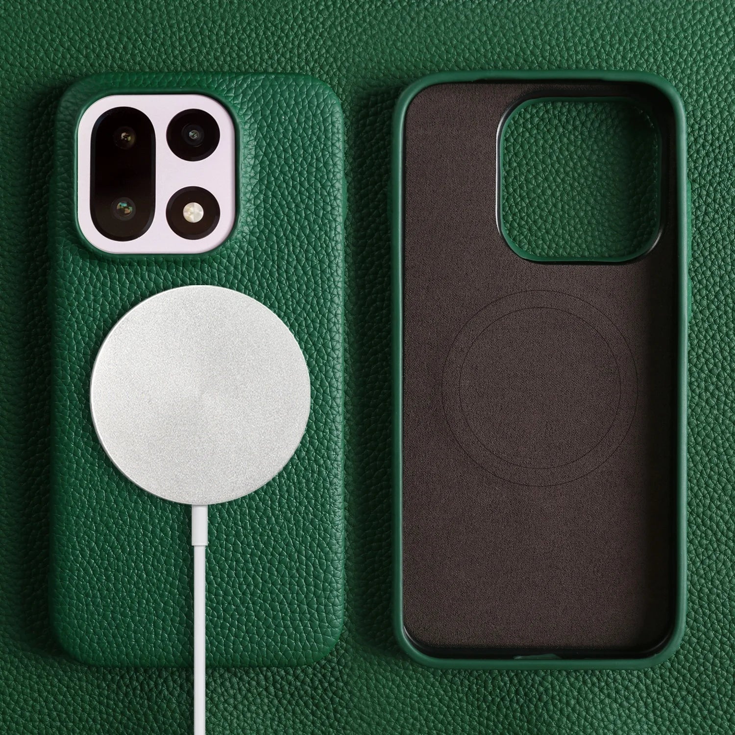 For Oneplus 15 Case 13R 12 10R 8Pro 7T 9R 7TPro Case Luxury Genuine Leather Cases For Magsafe Oneplus Phone Cover Magnetic Coque