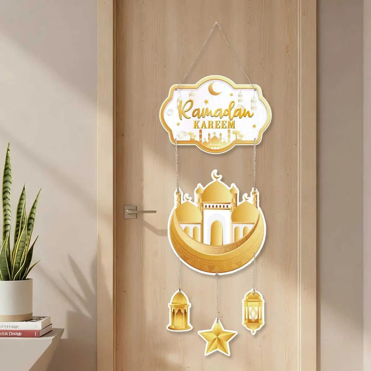 Eid Mubarak Door Hanging Flag Kareem Ramadan Decor for Home 2025 Ramadan Mubarak Islamic Muslim Party Decor Happy Eid Al Adha The jack market .AU The jack market .AU Home $ 20 14:202418806#paper door hanging 3