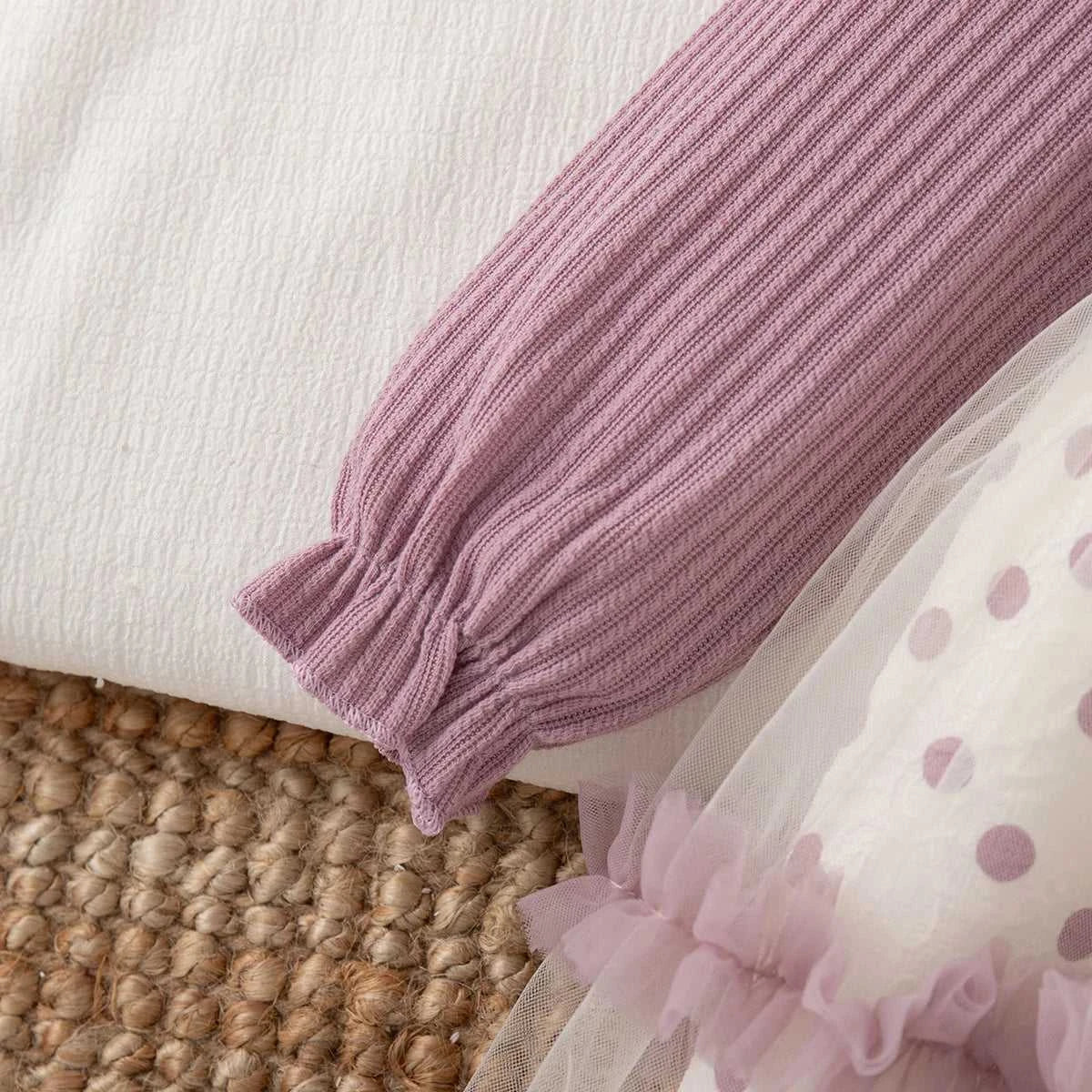 Baby Girl Birthday Party Dress Tulip Polka Dot Knitted Doll Neck Mesh Baby Girl Dress Gentle And Sweet Baby Girl Clothing The jack market .AU The jack market .AU Mum & Kids: Essential Products for Every Family $ 30 14:496;200000463:200661895#L(9-12M)