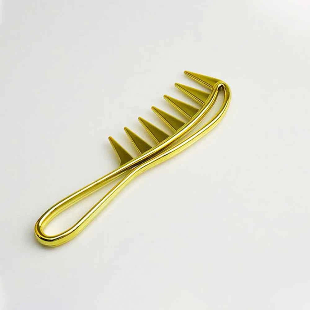 CombPro Antistatic Wide-Tooth Curl Comb - Effortless Detangling & Retro Style for All Hair Types