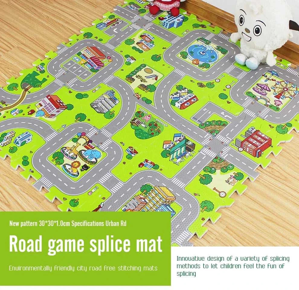 Baby Play Mat 9pcs/lot Kids Carpet Playmat Children Rug Soft Floor Toys Road Traffic Soft Floor Home Decor EVA Kids Foam Puzzles The jack market .AU The jack market .AU Mum & Kids: Essential Products for Every Family $ 43 14:29#1 set