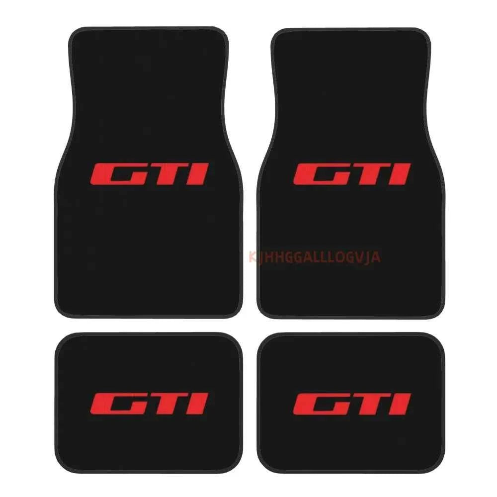 4PCS Crystal Velvet Car Floor Mats Set of Four Anti Fouling Car Mats Carpet Anti Slip Car Floor Mats