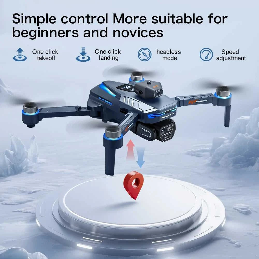 Lenovo GT8 Drone 8K Professional Dual Camera GPS FPV Brushless Motor Optical Flow Hovering Folding Quadcopter 4K RC Dron Toys The jack market .AU The jack market .AU Drones $ 126 14:193#Blue-6k-Battery1