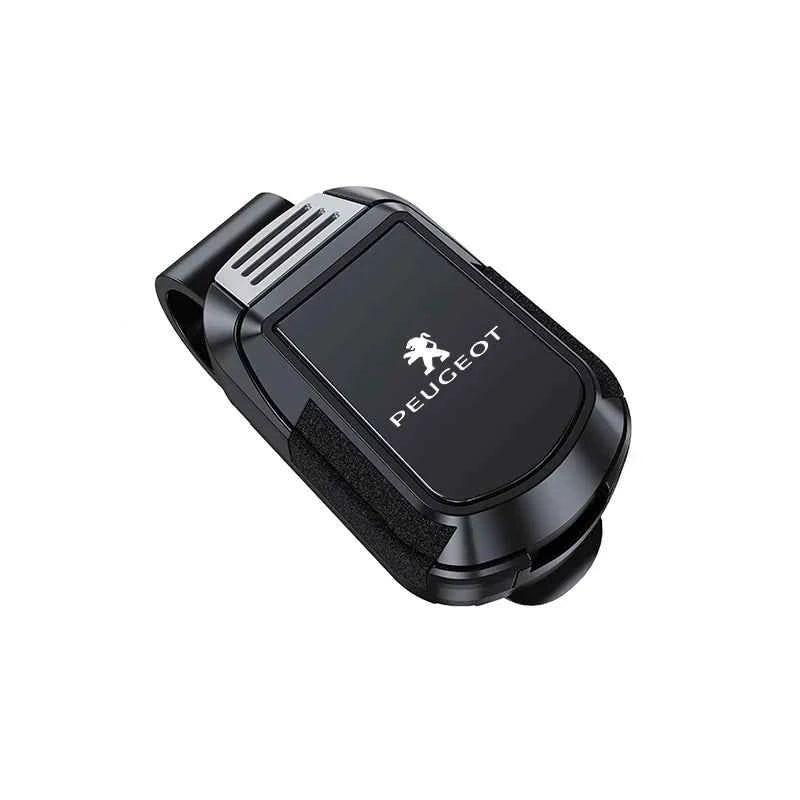 Mirror Style Car Sun Visor Glasses Holder Sunglasses Clip For Peugeot 206 307 308 3008 207 208 407 4008 408 508 2008 5008 301