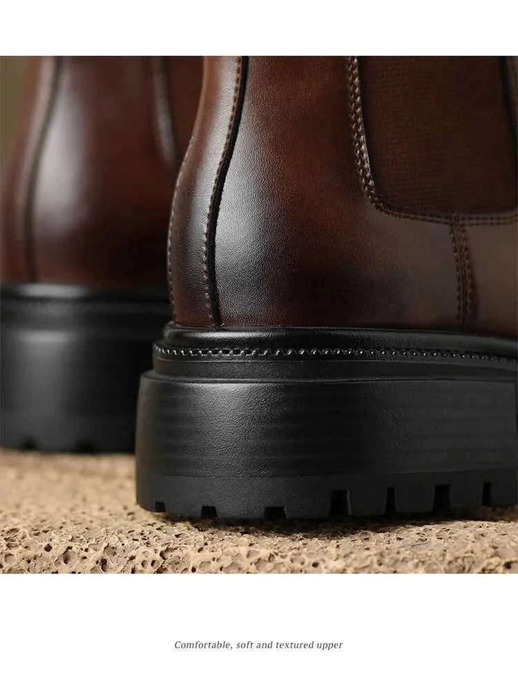NEW Autumn Boots Women Split Leather Shoes for Women Round Toe Chunky Heel Women Boots Winter Black Chelsea Boots сапоги женские The jack market .AU The jack market .AU Step Up Your Style: Trendy Shoes for Every Occasion! $ 131 14:365458#Brown;200000124:100010481