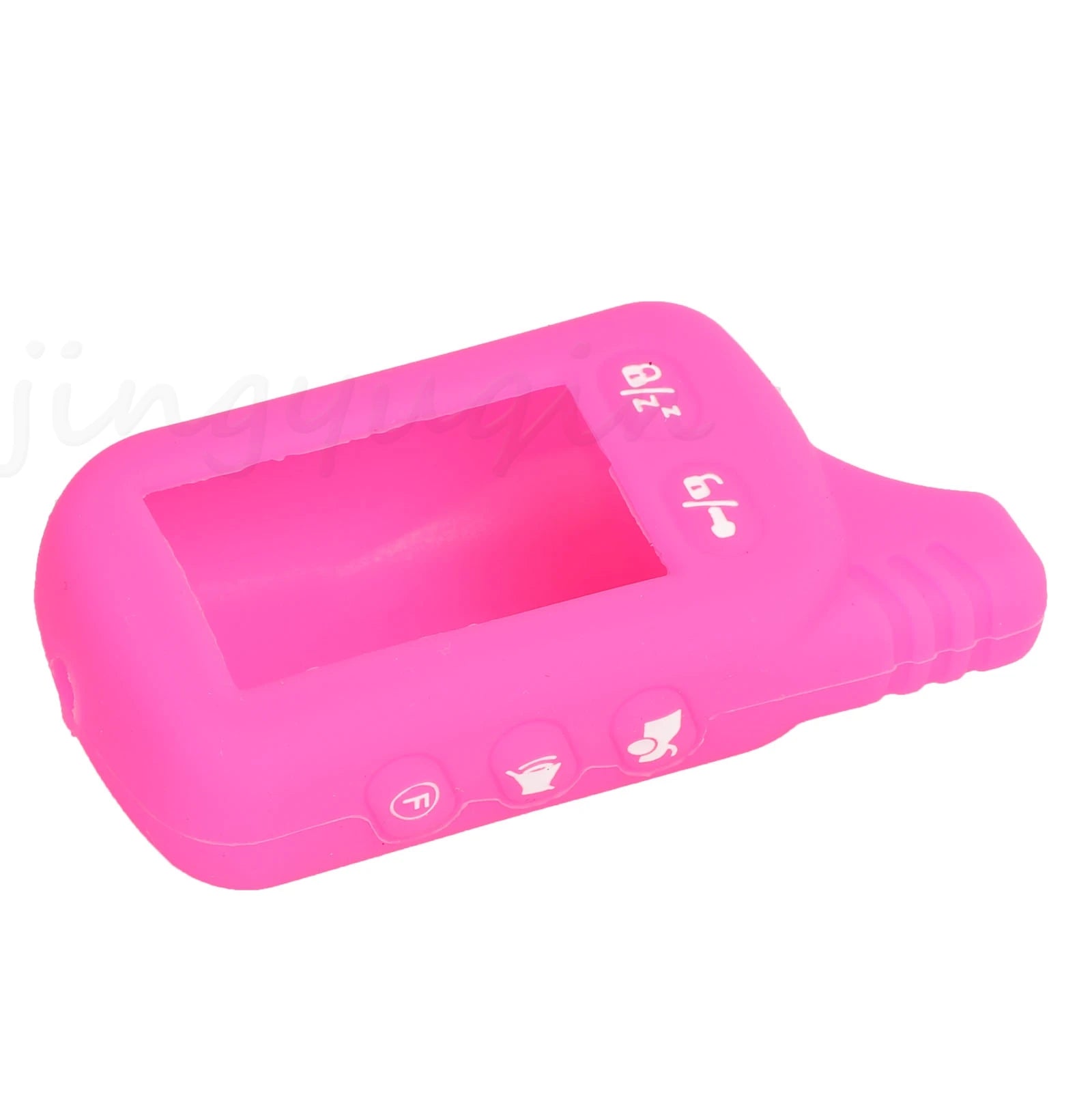 jingyuqin Silicone Key Case For Tomahawk TZ9030 TZ9020 TZ9031 TZ7010 Scher-khan Two Way Car LCD Alarm Remote Keychain Cover