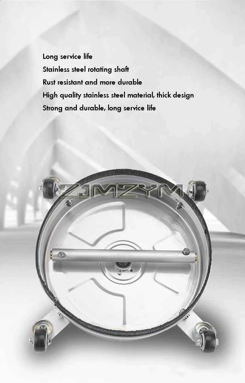 4000psi 13inch High Pressure Floor/Raod Washer Stainless Steel Washing Machine Patio Cleaner 1/4 With 4 Wheels