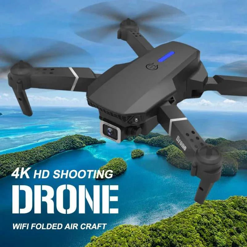 E88pro Drone Professional Dron Optical Flow 4k Dual Camera Aerial Photography Four Axis Aircraft RC Quadrotor children's toys The jack market .AU The jack market .AU Drones $ 72 14:1052#Gray-Two Camera