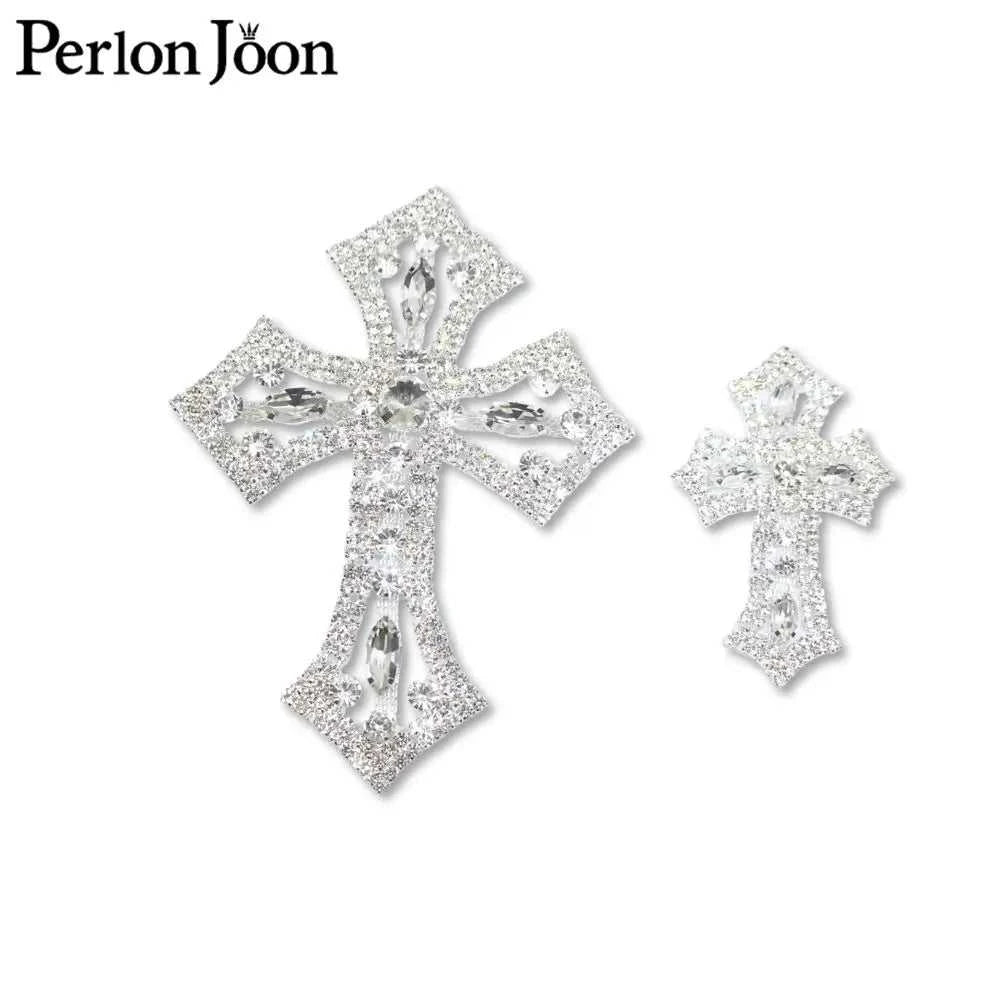 1PCS glittering DIY crystal mini cross rhinestone applique glass patch sewn for wedding bag, shoe decoration YHX077 The jack market .AU The jack market .AU Home $ 28 14:100006056#M