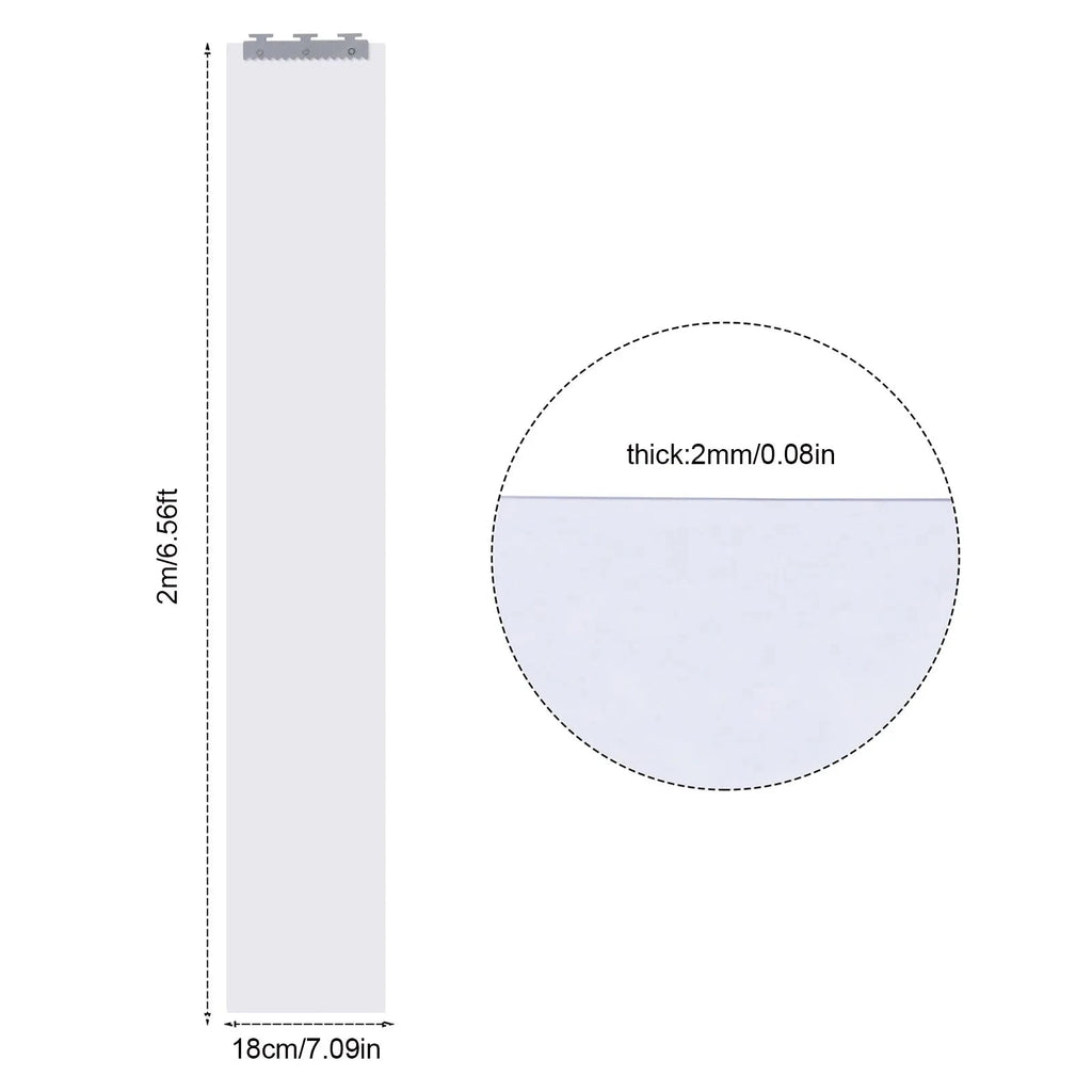 7Pcs PVC Strip Curtains,200x105cm Transparent Soft Door Strips Screen 2mm Thick Windproof Waterproof Antistatic Door Curtain Kit The jack market .AU The jack market .AU Home $ 112 14:618;200007763:201336101