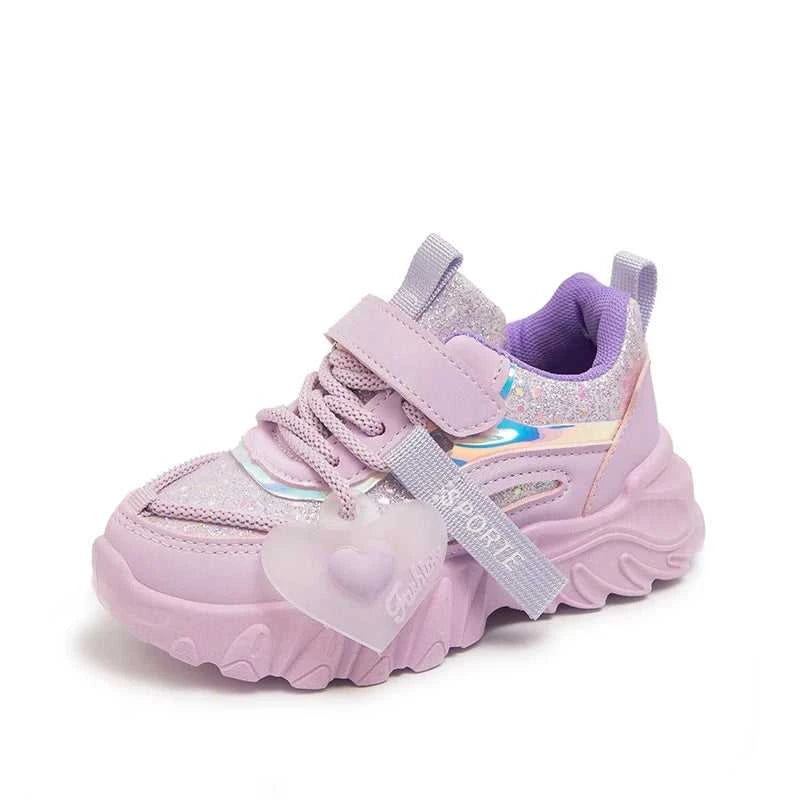 Girls Sports Shoes Kids Running Sneakers for School Fashion Cute Shiny Non-slip Children's Casual Shoes with Heart Spring Autumn The jack market .AU The jack market .AU Mum & Kids: Essential Products for Every Family $ 48 14:496;200000124:100010441