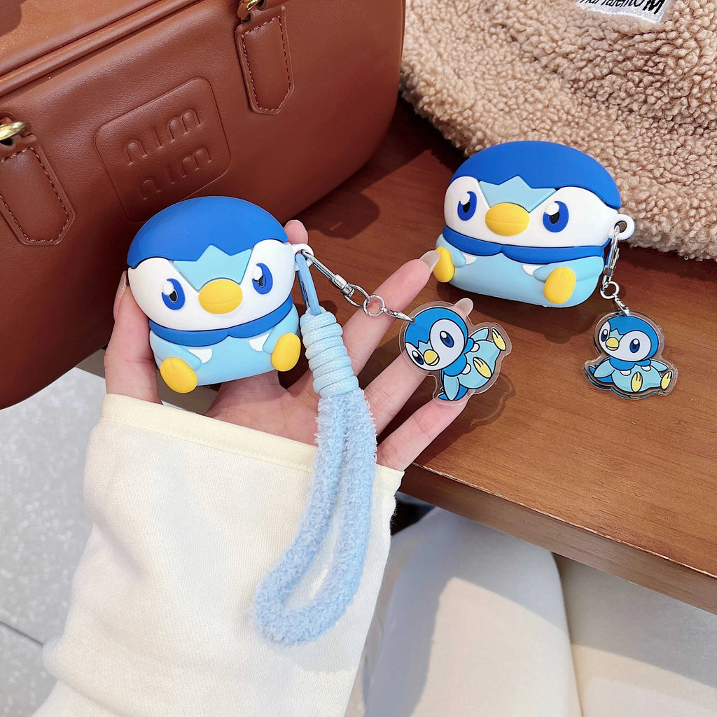 Cartoon For Piplup Anime Shockproof Earphone Case Creative Holiday Gift Anti-fall Protective Cover For AirPods 4/3/Pro2/Pro3 The jack market .AU The jack market .AU Accessories Electronics $ 55 14:33#Earphone cover;5:200000989#Airpods 1 2