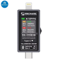 Mechanic T824 Type-C & Lightning Tail Insertion Tester for iPhone, iPad & Android - Fast, Accurate Connectivity Check