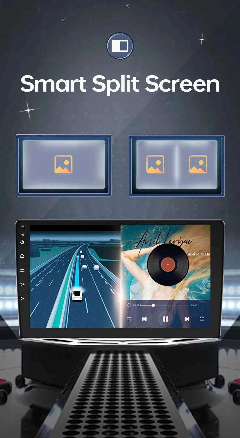 For Chevrolet Spark Beat Matiz Creative Android 12 Car Radio Audio video multimedia Player GPS Navigation 8G + 256G Carplay Auto