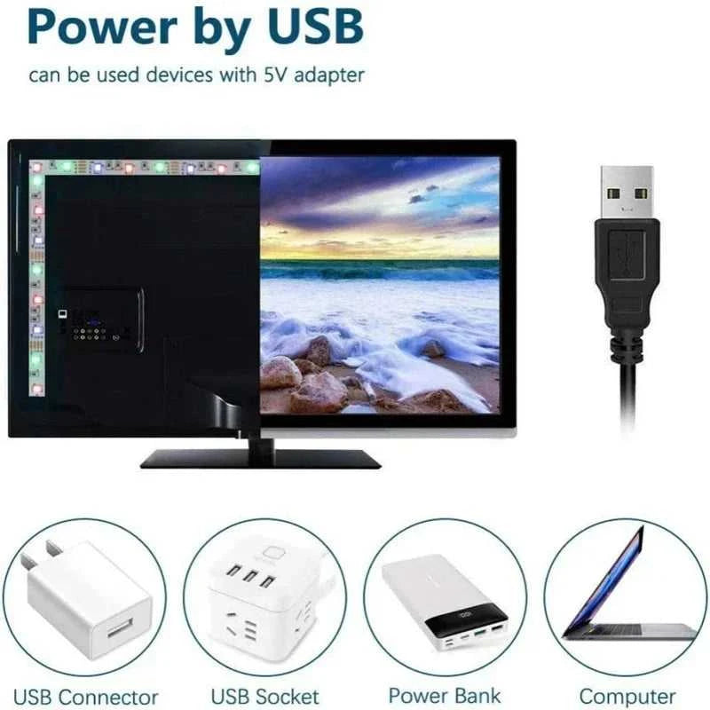 1-30M/100FT LED Strip Light USB RGB LED Ribbon Tape Bluetooth Touch Remote Control LED Strip LED TV Backlight For Bedroom Decor The jack market .AU The jack market .AU Home $ 67 136:9131285835#IR 3Key;14:29#RGB 5050;380:6287#25M