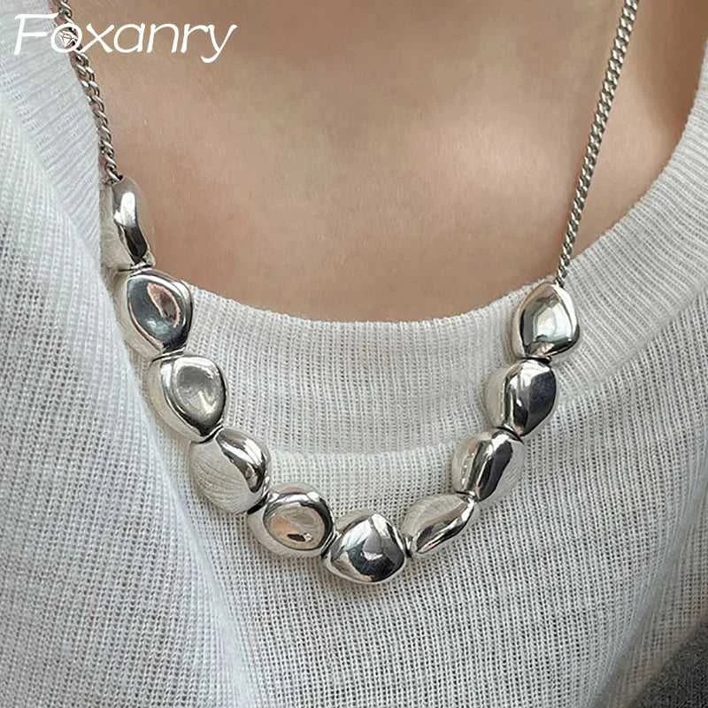 FOXANRY Vintage Punk Necklace Party Jewelry Charm Women New Fashion Simple Irregular Geometric Holiday Beach Accessories Gifts The jack market .AU The jack market .AU Jewellery & Chains $ 54 200001034:361180#Necklace