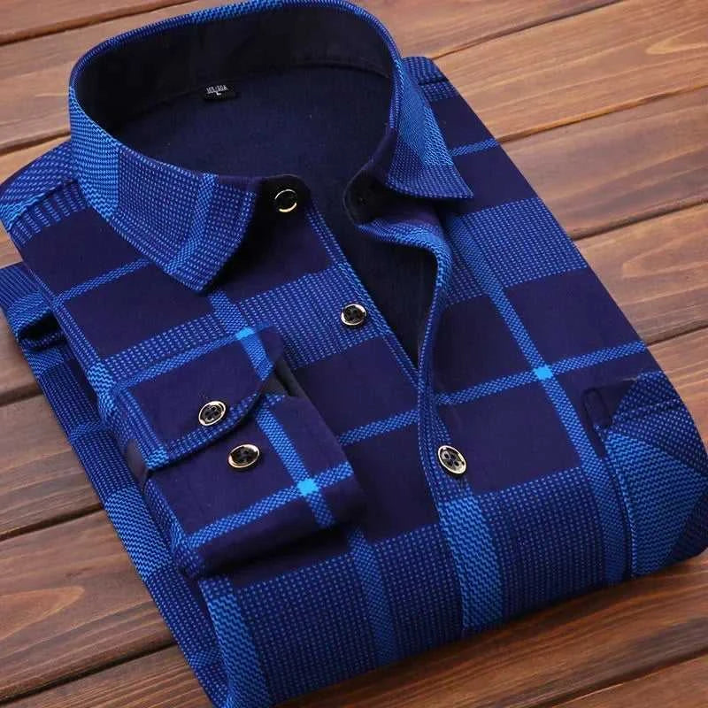 High Quality Men's Clothing 2026 Men Long Sleeve Thick Warm Shirt Tops Fashion Men Print Handsome Versatile Shirts Formal Shirts The jack market .AU The jack market .AU Men Fashion $ 43 14:771#6F HB622;5:4183#3XL(80-90KG)