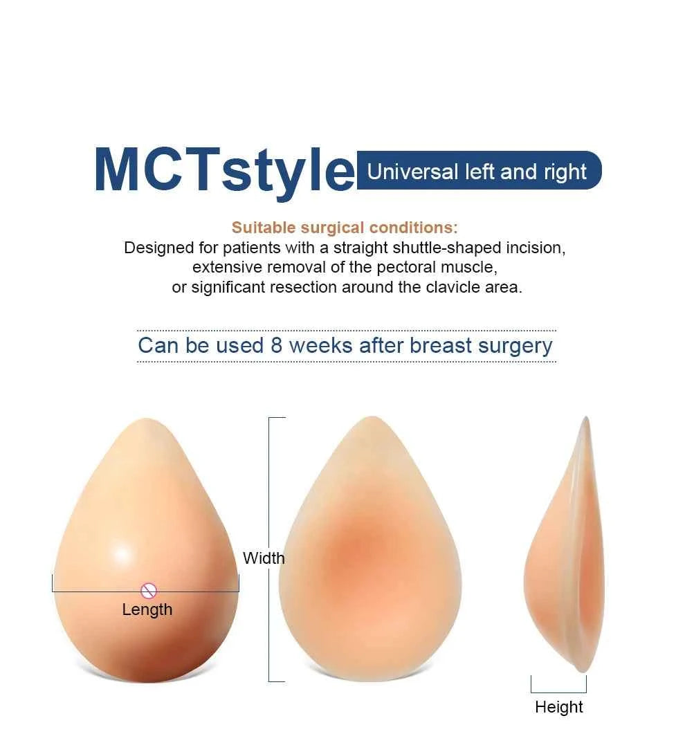 ONEFENG Silicone Breast Forms - Realistic Mastectomy Prosthesis for Crossdressers & Transgender Cosplay