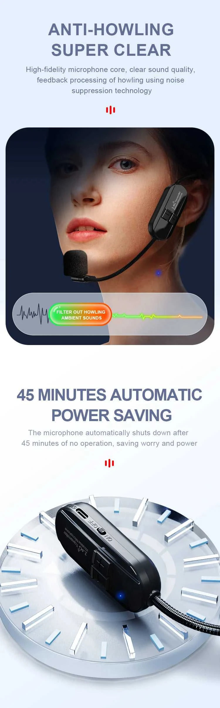2.4G Wireless Headset Microphone Small Bee Loudspeaker Special Teaching Audio Microphone For Teachers The jack market .AU The jack market .AU Accessories Electronics $ 74 14:504#One-3.5mm